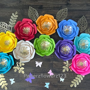10 Paper Flowers Huge Mexican Fiesta Party  Paper Flowers, Fiesta Party Decor, Fiesta mexicana, Giant Paper Flowers, Flores de papel