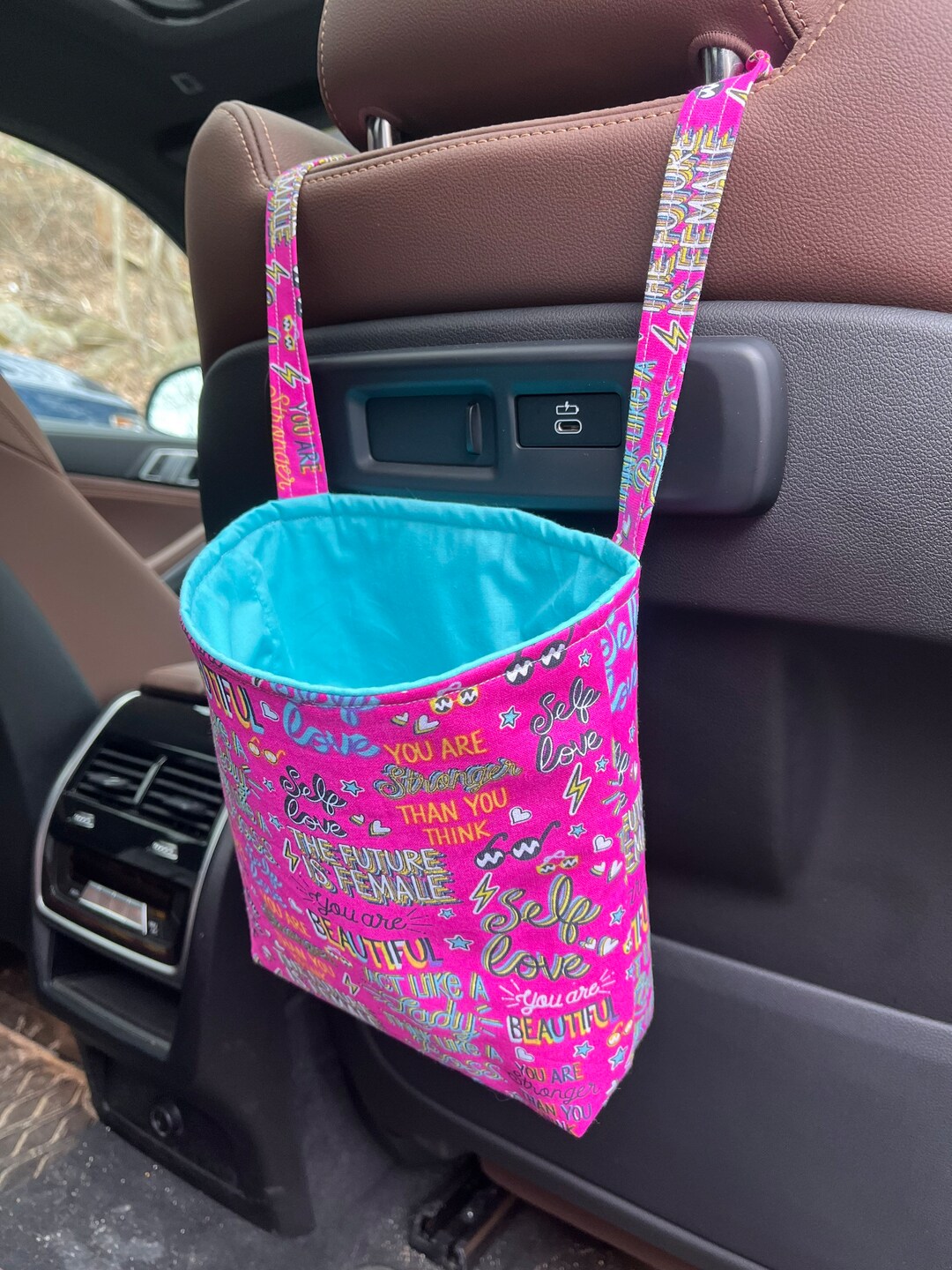 Car Trash Caddy Pick Your Pattern Etsy