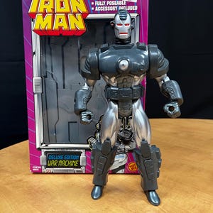 10” War Machine Action Figure by Toy Biz - Rare Collectible!