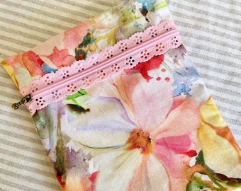 Lacey Cotton Bag/Lacey Zipper Pouch