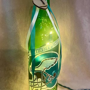 Philadelphia Eagles Lighted Wine Bottle