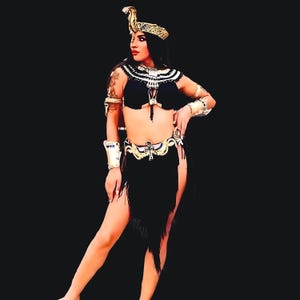 Made to order Cleopatra belly dance costume ,crystal sparkly bra belt skirt belly dance,professional belly dance costume,performance costume