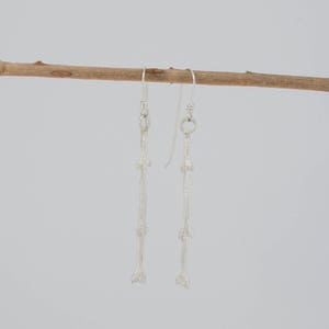 Twig earrings, sterling silver twig earrings, burning bush, artisan jewelry, gardener, nature lover earrings, unique jewelry, gift for her