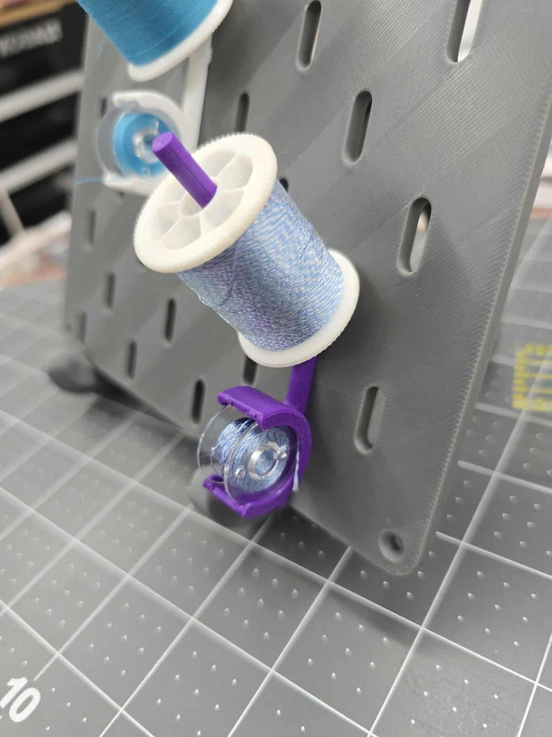 Thread Spool & Bobbin Holder for IKEA SKADIS Sewing for Size A Bobbins ...