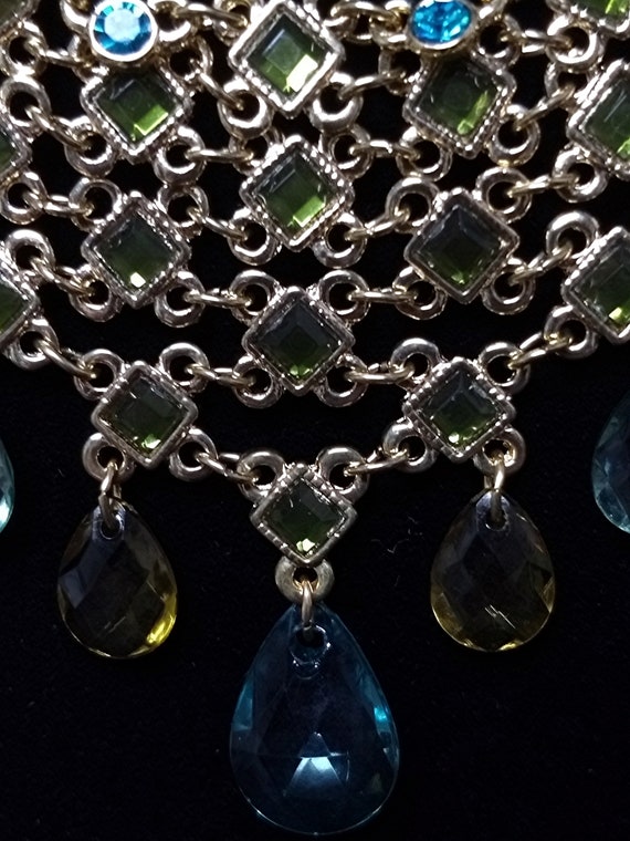 Latasia Jewelry – Martinique –Blue & Green ornate… - image 6