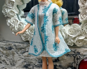 Barbie Doll Floral Nightgown and Robe (Clone ?) Vintage 1960’s