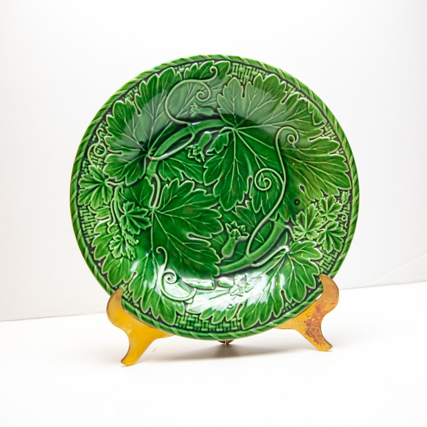 Wedgwood Green Leaf - Etsy