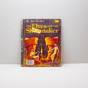 Vintage 1983 Little Golden Book, The Elves and the Shoemaker