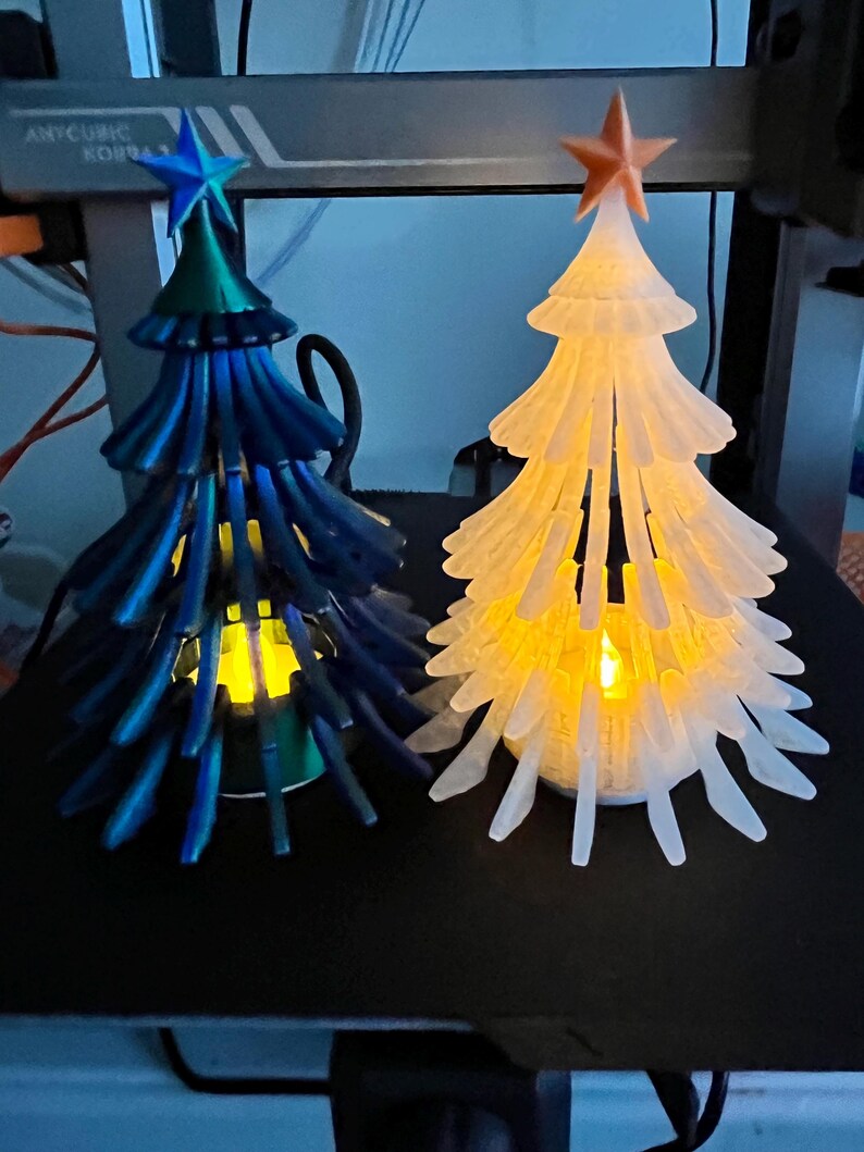 3d Printed Christmas Trees Etsy