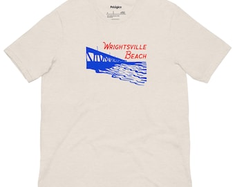 Wrightsville Beach T-Shirt, Wilmington, North Carolina, Johnny Mercer Pier, Beach, Travel, Local Vibe