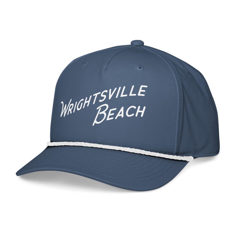 Wrightsville Beach Classic Rope Cap | Wilmington, North Carolina, NC Hat