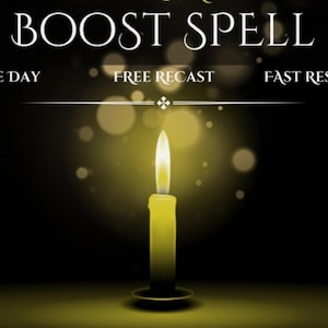 PERMANENT BOOSTER Spell - Add Infinite Power to the Spell You Purchased - Spell Add-On - Spell Power Boost