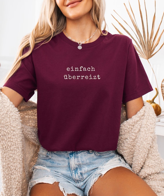 Einfach überreizt Shirt, Neurodiversität Statement T-Shirt, ADHS Autismus Akzeptanz, Minimalistisches Unisex Shirt, Overstimulated Sweater,