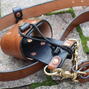 Firefighter Radio Strap - &quot;The Primary&quot; - Customizable Leather Fire/EMS Radio Strap