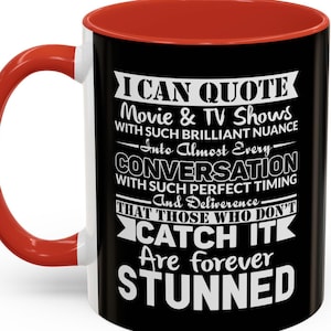 Film Zitat Kaffeebecher: Film Buff Geschenk