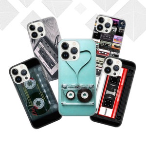 Nostalgia Vintage Retro Audio Cassette Phone Case For iPhone 16 15 14 13 12 11 X For Samsung Galaxy S25 S24 S23 S22 S21 S20 For GooglePixel