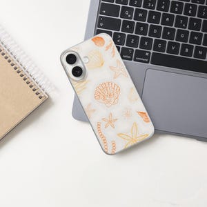 Sea Shell Phone Case Coastal Beach Ocean Cover for iPhone 17Pro, 16, 15, 14, 13, 12, Samsung S26, S25, S24FE, S23, A16, A56, Pixel 10, 9Pro image 8