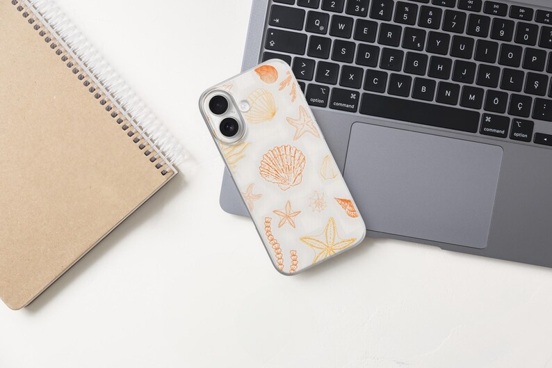 Sea Shell Phone Case Coastal Beach Ocean Cover for iPhone 17Pro, 16, 15, 14, 13, 12, Samsung S26, S25, S24FE, S23, A16, A56, Pixel 10, 9Pro image 8