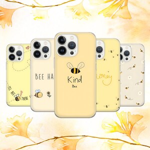 Honey Bee-telefoonhoesje Insect Bumble Bee Cover voor iPhone 16, 15, 14, 13, 12, Samsung S25+, S24Fe, S23, S22, A16, A55, A25, Pixel 9Pro, 8A