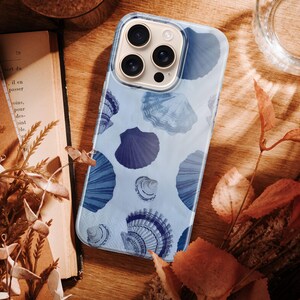 Sea Shell Phone Case Coastal Beach Ocean Cover for iPhone 17Pro, 16, 15, 14, 13, 12, Samsung S26, S25, S24FE, S23, A16, A56, Pixel 10, 9Pro image 10