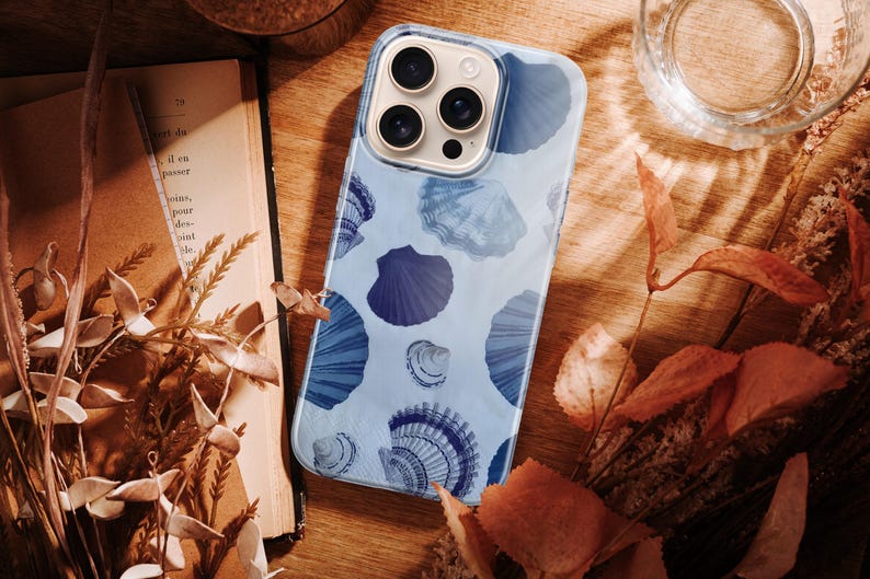 Sea Shell Phone Case Coastal Beach Ocean Cover for iPhone 17Pro, 16, 15, 14, 13, 12, Samsung S26, S25, S24FE, S23, A16, A56, Pixel 10, 9Pro image 10