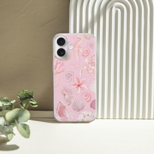 Sea Shell Phone Case Coastal Beach Ocean Cover for iPhone 17Pro, 16, 15, 14, 13, 12, Samsung S26, S25, S24FE, S23, A16, A56, Pixel 10, 9Pro image 9