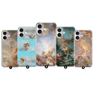Renaissance Art Phone Case Iconic Painting Cover for iPhone 16Pro, 15, 14, 13, 12, 11, Samsung S25, S24FE, S23, A16, A56, A15, Pixel 9Pro,8A
