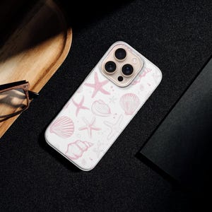 Sea Shell Phone Case Coastal Beach Ocean Cover for iPhone 17Pro, 16, 15, 14, 13, 12, Samsung S26, S25, S24FE, S23, A16, A56, Pixel 10, 9Pro image 14