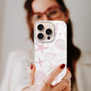 Sea Shell Phone Case Coastal Beach Ocean Cover for iPhone 17Pro, 16, 15, 14, 13, 12, Samsung S26, S25, S24FE, S23, A16, A56, Pixel 10, 9Pro image 15