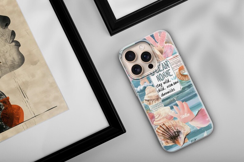 Sea Shell Phone Case Coastal Beach Ocean Cover for iPhone 17Pro, 16, 15, 14, 13, 12, Samsung S26, S25, S24FE, S23, A16, A56, Pixel 10, 9Pro image 13