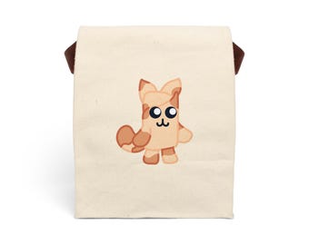 Purrito Cute Kawaii Kitten/ Cat Lunch Bag with Strap | Kids Lunchbox
