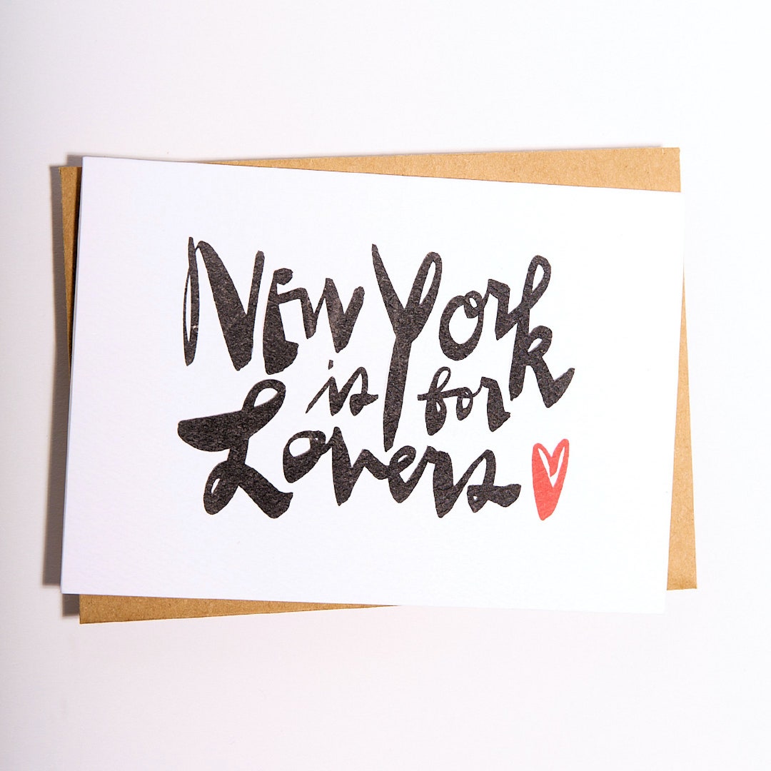 New York Card // New York Love // Love Card // New York Art // New York
