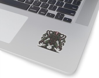Xenomorph Alien Sticker, Cool Sci-Fi Decal, Alien Creature Vinyl Sticker for Laptops, Water Bottles, Cars, Gift Idea for Alien Lovers