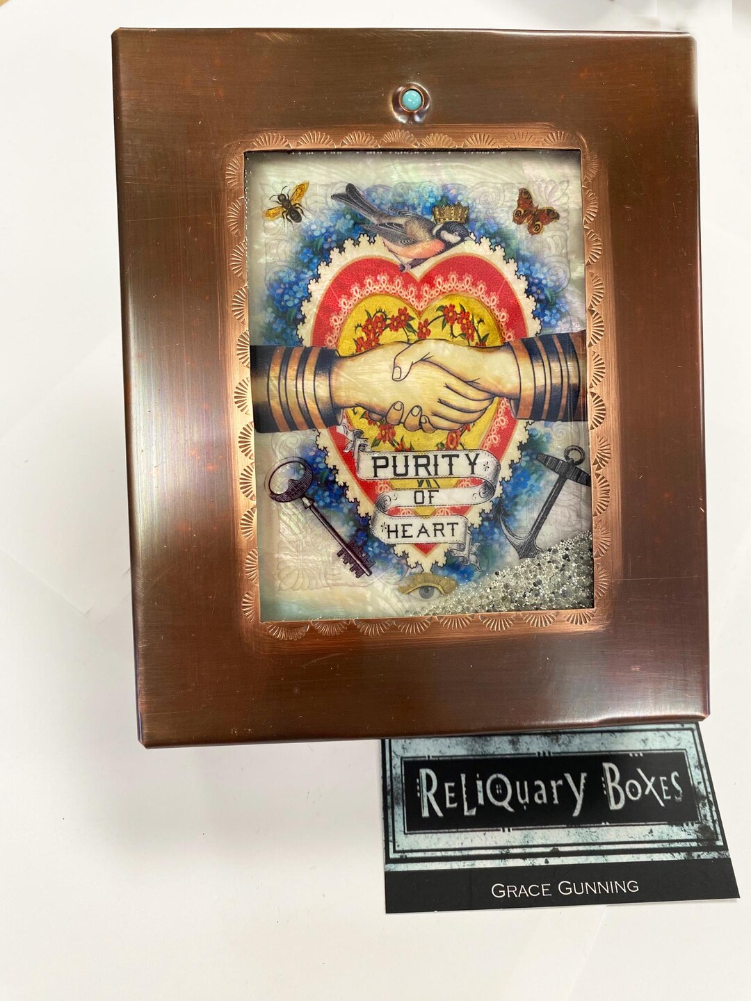 Purity of Heart Reliquary Box - for the True Blue Person in Your Life ...
