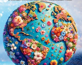 Earth's Breathtaking Scenes Coloring Book (PDF Download)