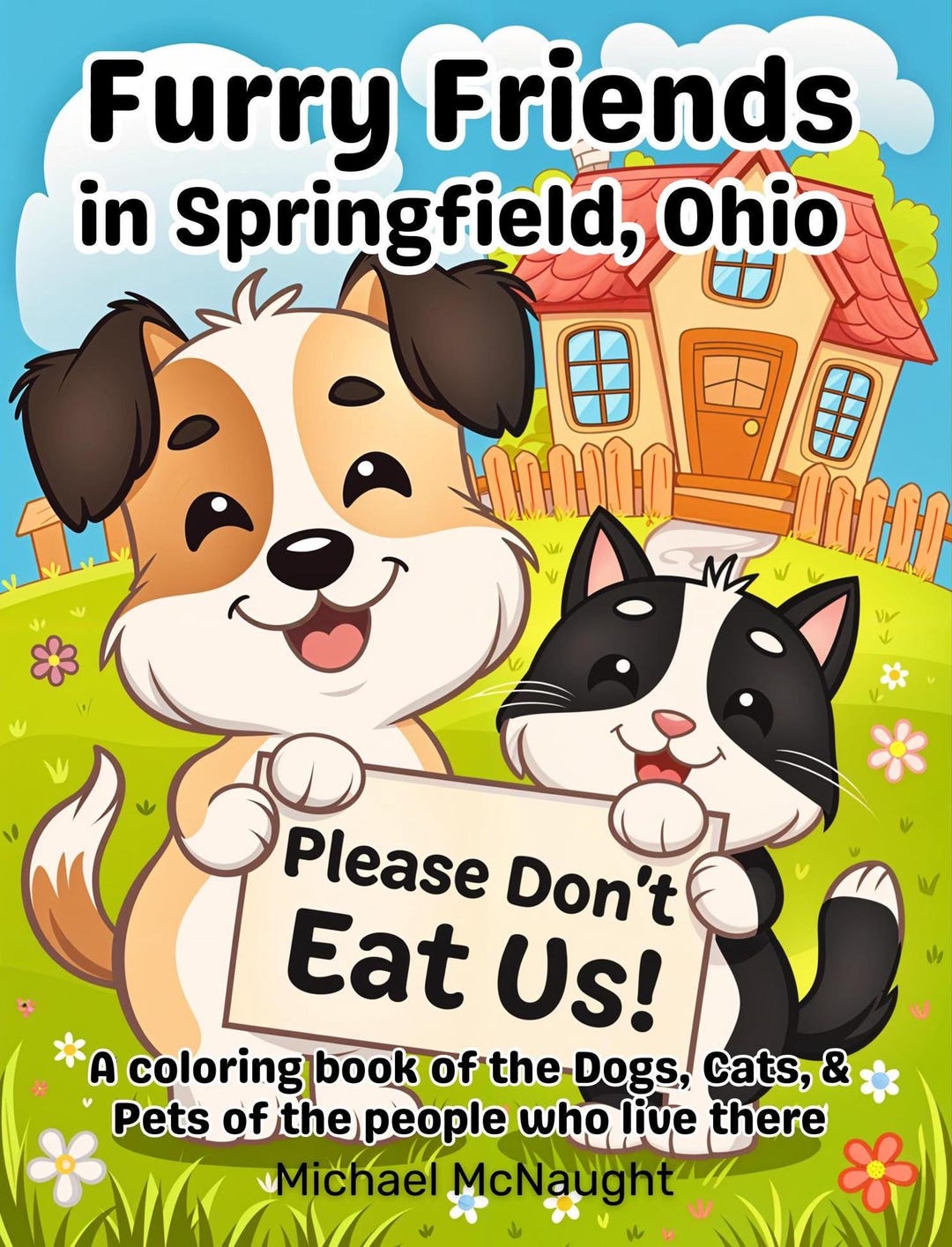 Springfield Ohio Pets Coloring Book: Dogs, Cats (PDF Download) - Etsy