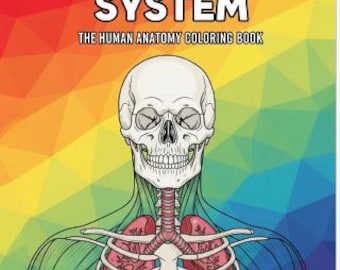 Sistema respiratorio: libro para colorear de anatomía humana