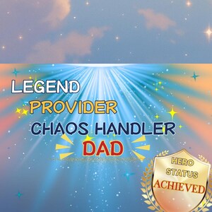 Anime-inspirierte Vatertagskarte - Druckbare digitale Datei | Held Dad Karte | Nettes Anime Geschenk von Kind | Sofort-PDF