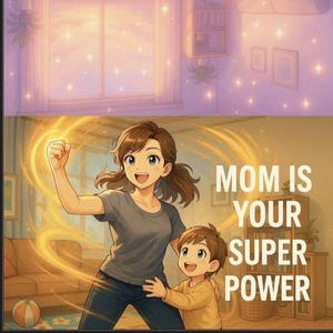 Cartão de Dia das Mães de Anime para Imprimir | PDF para Imprimir | Mãe de Cabelo Castanho
