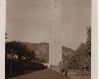 Vernacular Photo Campanile Tower University of California Original Snapshot