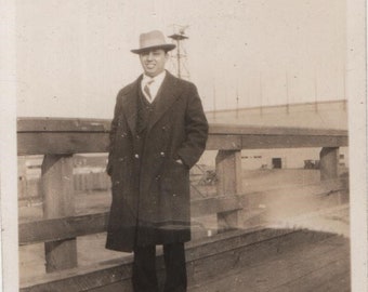 Vintage Photo "The Husband" Original Vernacular Snapshot