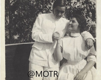 1920's Nurses as Lovers Original Vernacular Photo