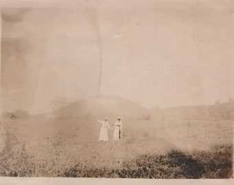 Found Photo "Coming From Somewhere" Original Vintage Photo