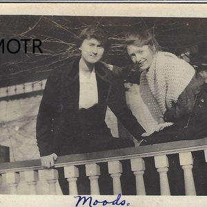 Found Photo Women with Moods Original Vernacular Snapshot