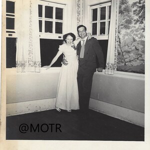 Vintage Photo Tipsy Lady at House Party 1950's Vernacular Photograph Original Found Photo