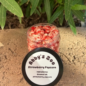 Strawberry Popcorn | Hermit crab food