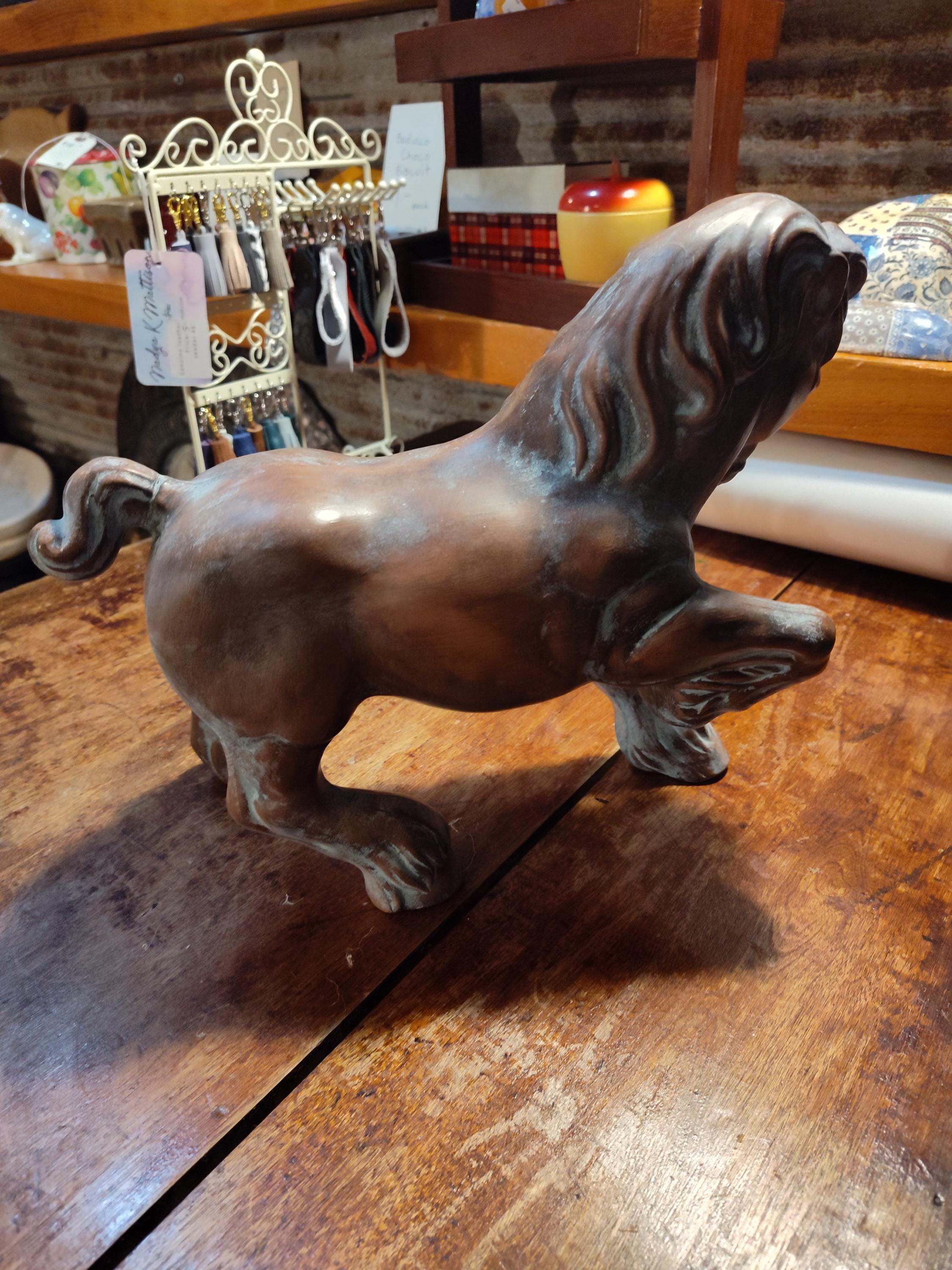 Porcelain Draft Horse - Etsy
