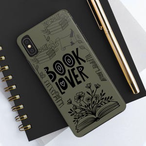 Book Lover Phone Case - Literary Design for iPhone & Samsung, Ideal Gift for Bookworms, Readers, and Bibliophiles, Stylish And Protective