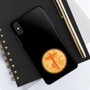 Christian Moon Phone Case: Faith-Inspired Celestial Design
