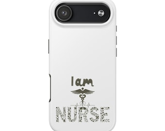 Funda para teléfono "Soy enfermera": Diseño médico empoderador